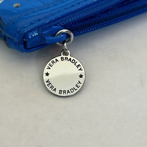 Vera Bradley frill blue make up bag NWOT - Picture 4 of 16